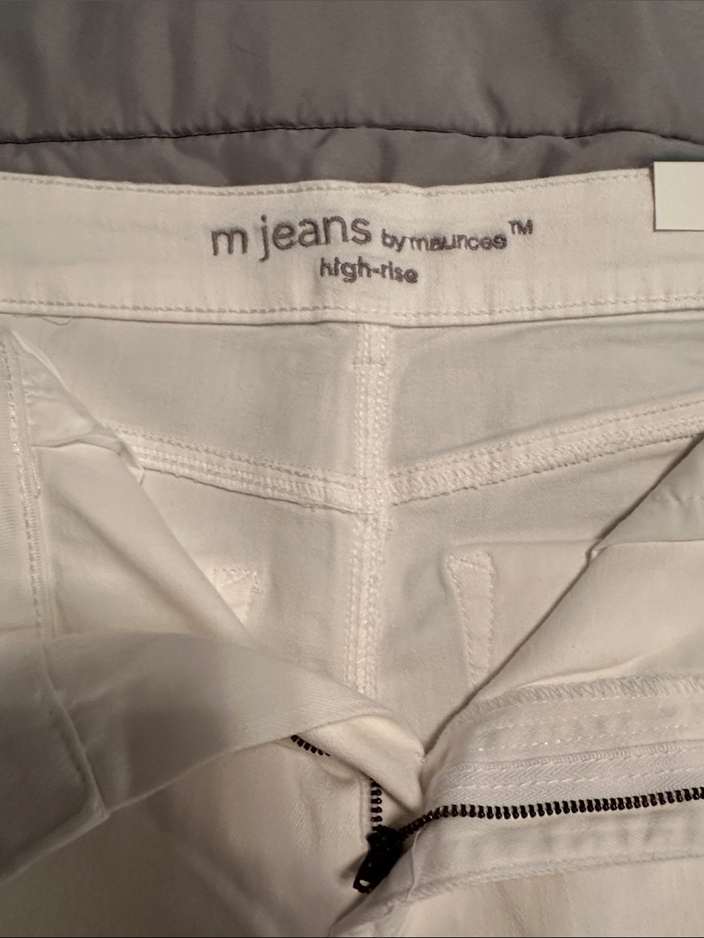 m jeans by Maurice’s High-Rise White Denim Jeggings